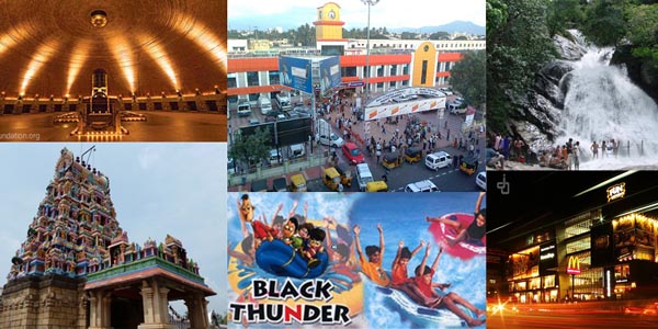famous places in coimbatore