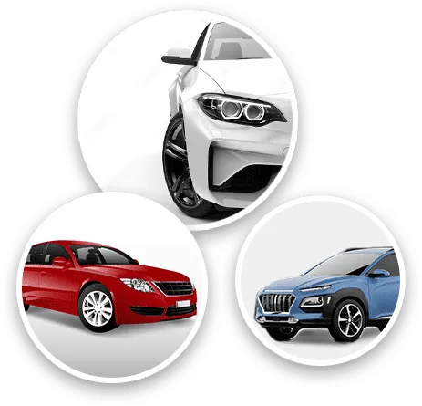 Multiple cars showing car attachment services in Hyderabad