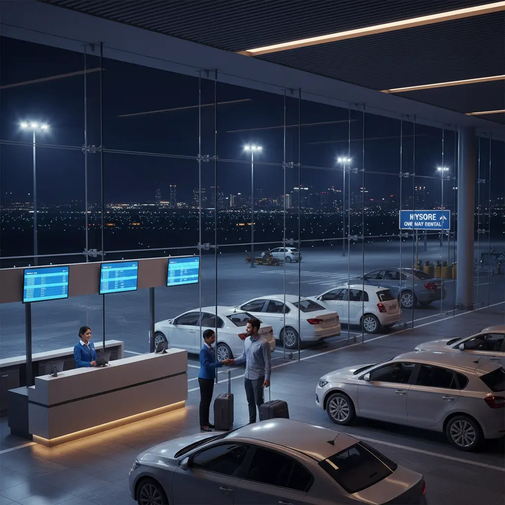 Night Car Rental Pickup Bangalore Airport Night Car Rental Pickup Bangalore Airport