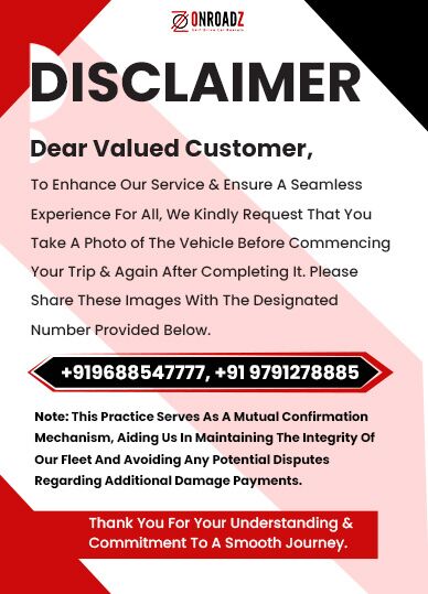 Terms and Conditions disclaimer