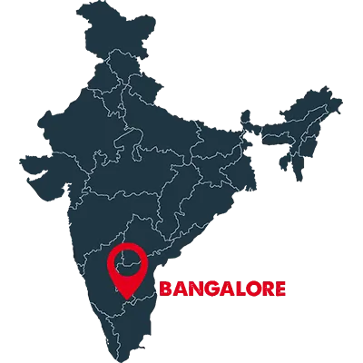 Map of India highlighting Coimbatore