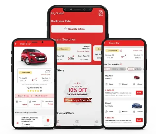 Download the Onroadz Car Rental app